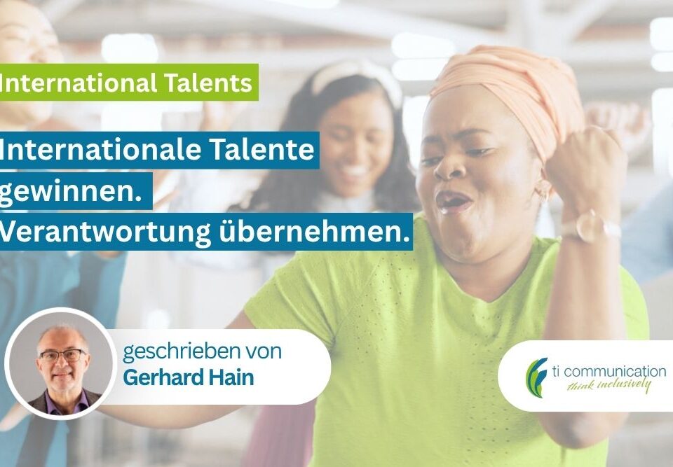 International Talents - Artikel geschrieben von Gerhard Hain